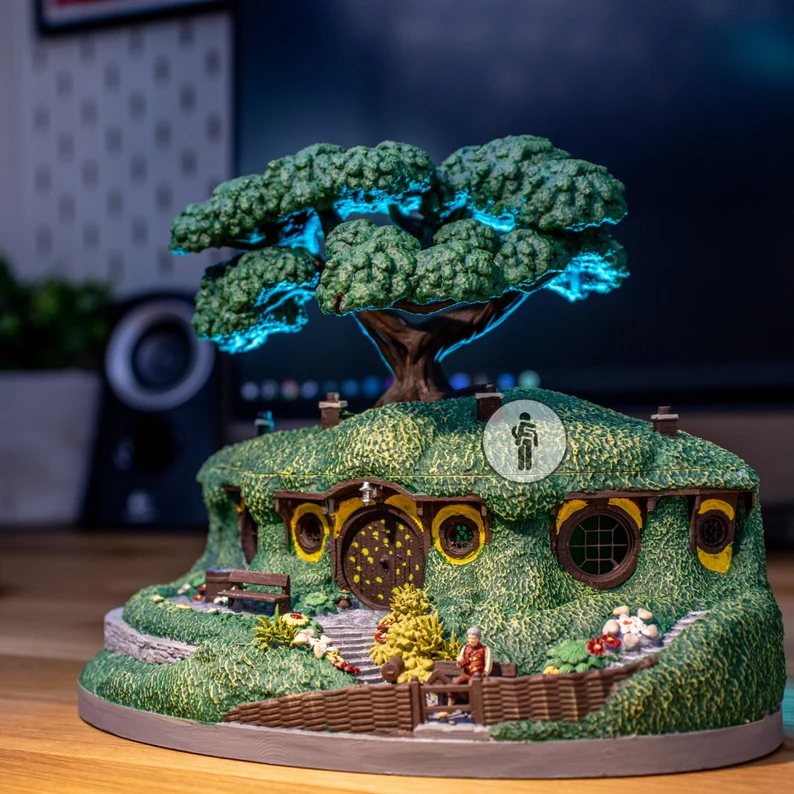 دیورامای شایر (The Shire) – خانه هابیتی بگ‌اند (Bag End) | ارباب حلقه‌ها و هابیت - تصویر 1