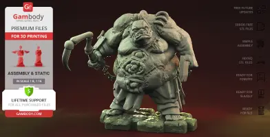 مدل سه‌بعدی Pudge از بازی Dota 2