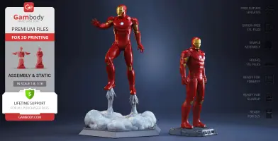 مدل سه‌بعدی Iron Man برای چاپ سه‌بعدی
