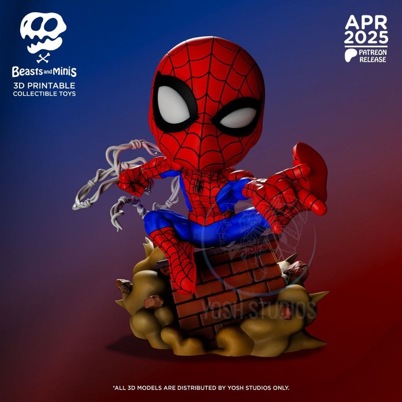 مدل سهبعدی Spider-Man فیگور سفارشی