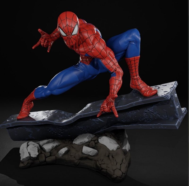 مدل سهبعدی Spider-Man برای فیگور سفارشی