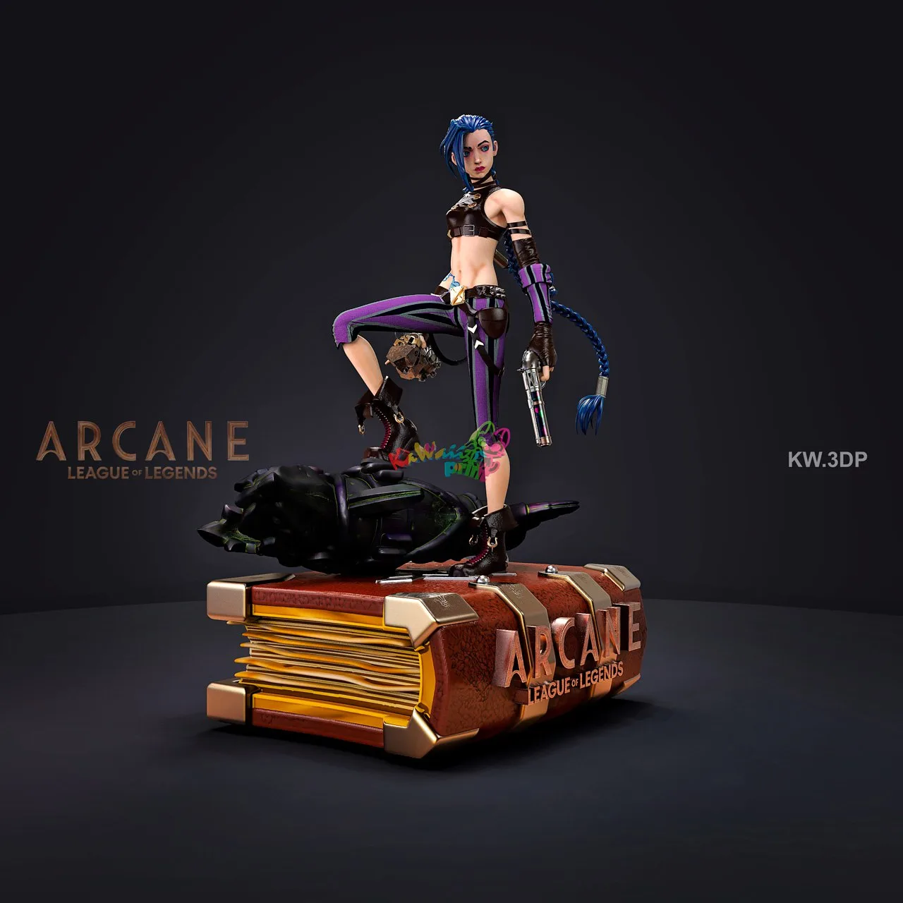 مدل سهبعدی Jinx از Arcane