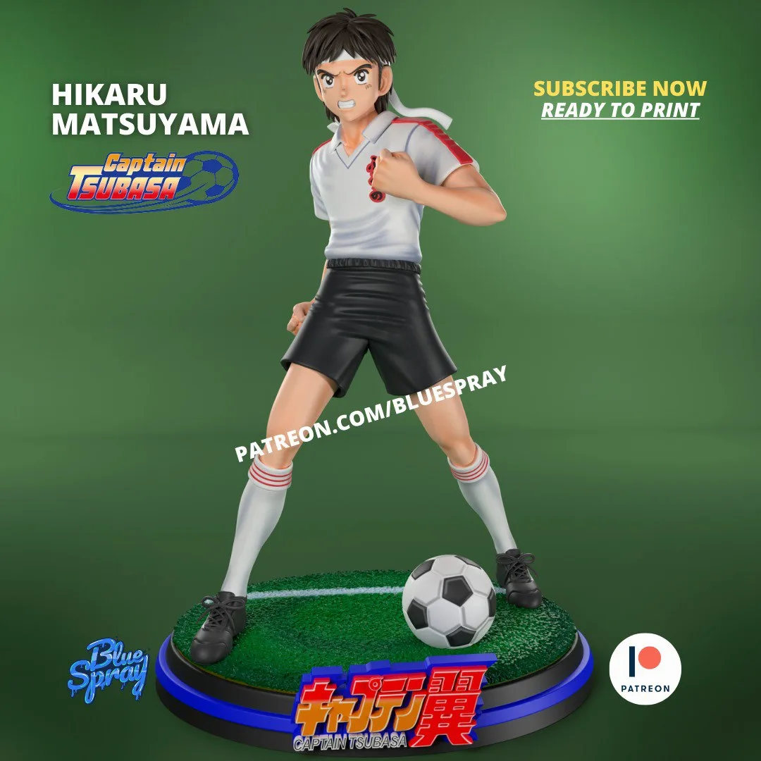 مدل سهبعدی Hikaru Matsuyama از Captain Tsubasa