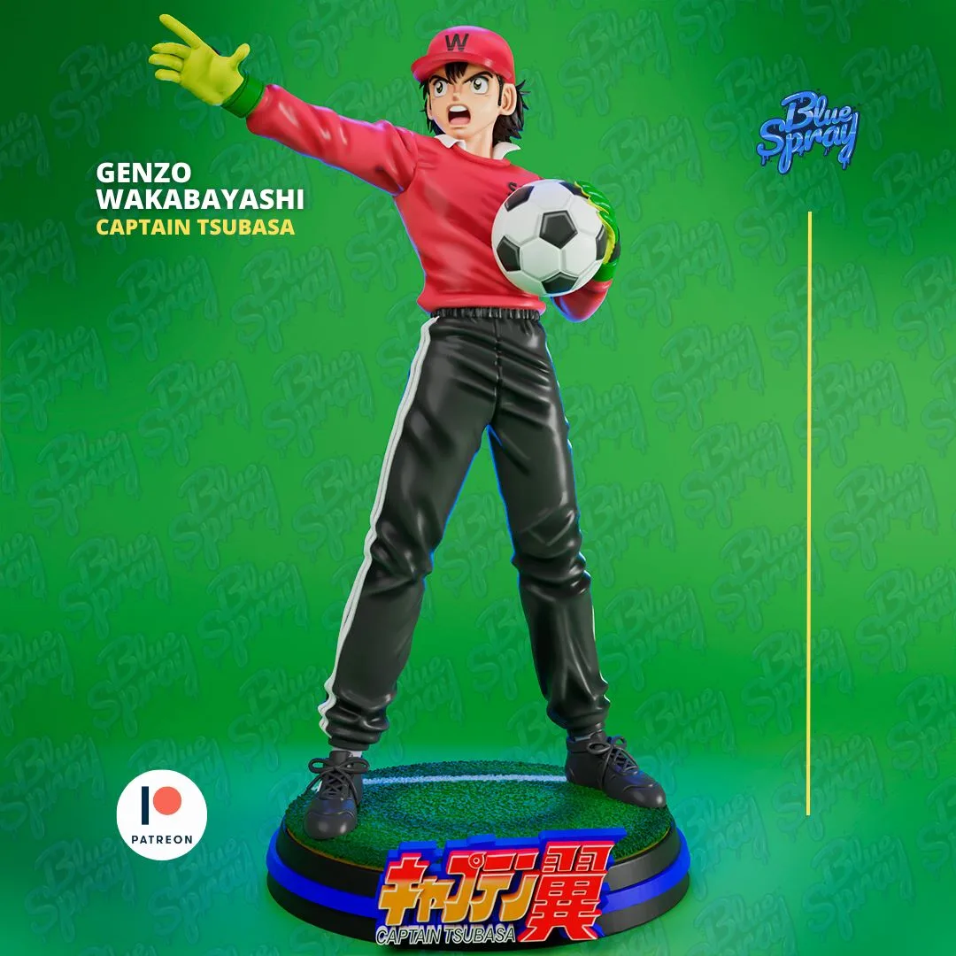 مدل سهبعدی Genzo Wakabayashi از Captain Tsubasa
