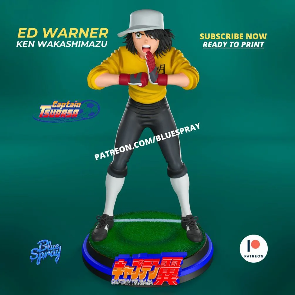 مدل سهبعدی Ken Wakashimazu از Captain Tsubasa
