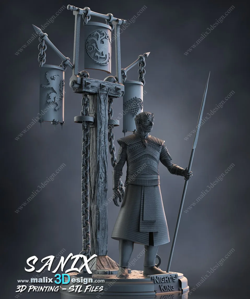 مدل سه‌بعدی Night King از سریال Game of Thrones