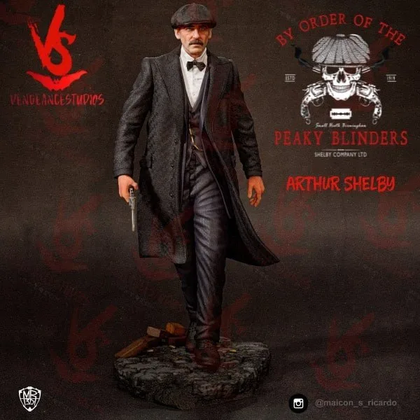 مدل سه‌بعدی Arthur Shelby از Peaky Blinders