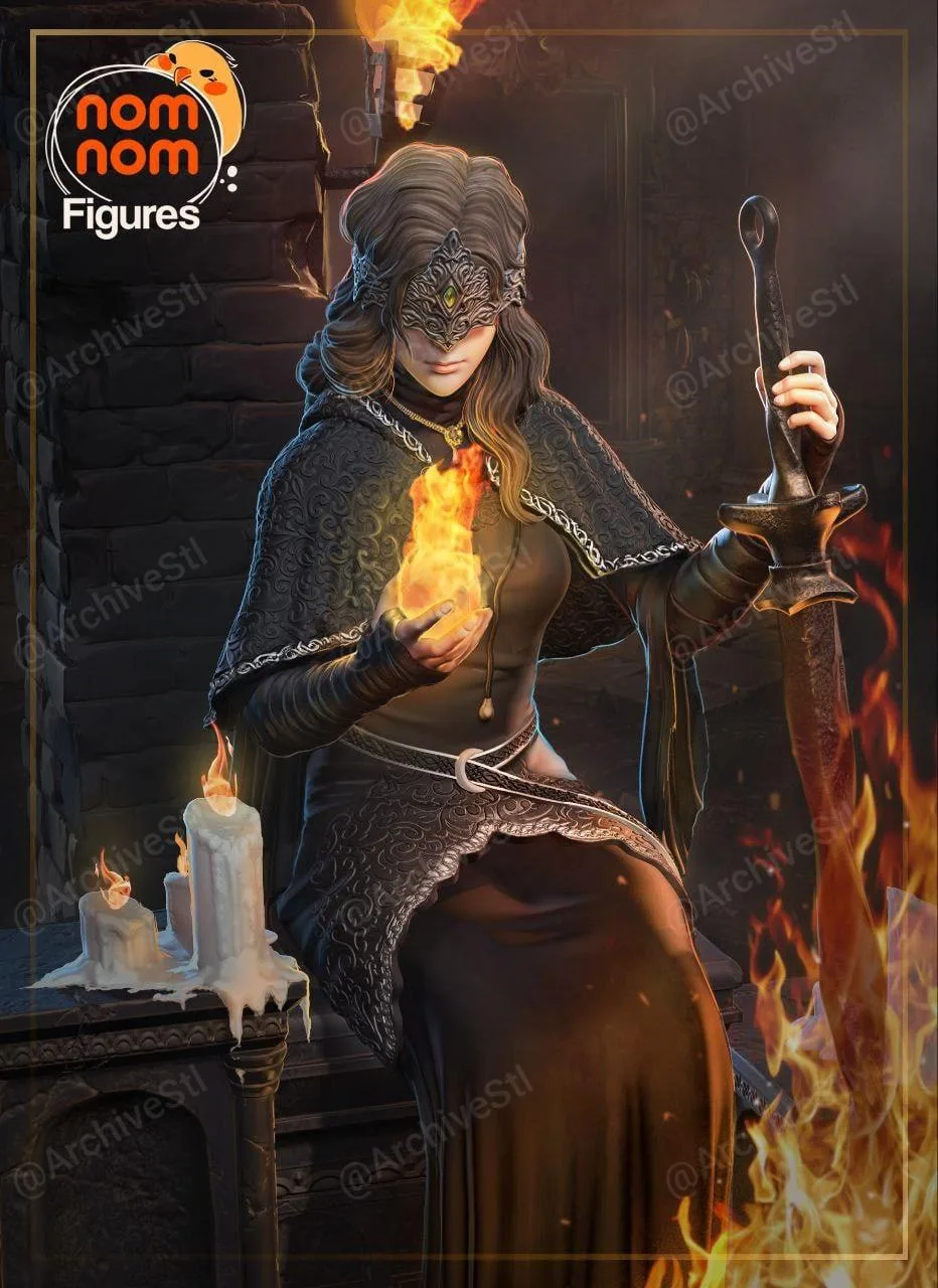 مدل سه‌بعدی Fire Keeper از بازی Dark Souls - 2