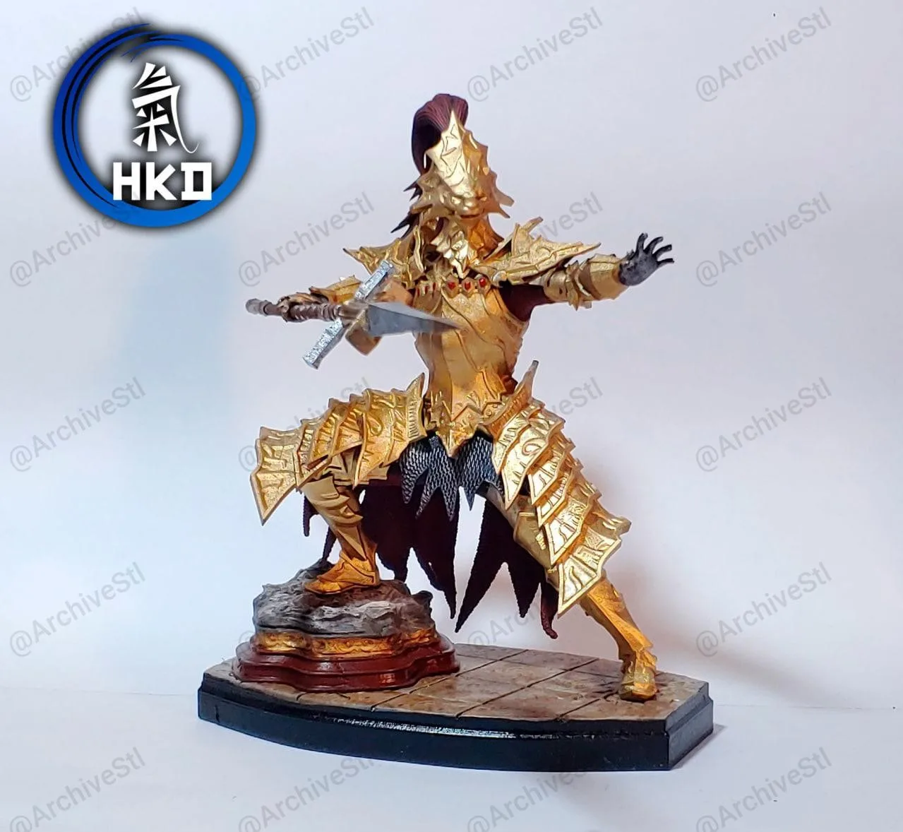مدل سهبعدی Ornstein از بازی Dark Souls