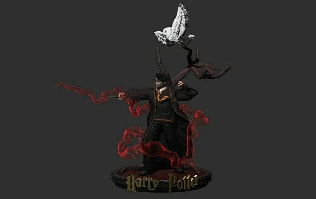 مدل سهبعدی Harry Potter با جغد