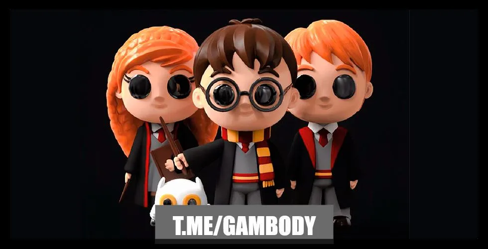 مدل سهبعدی Harry Potter و دوستان