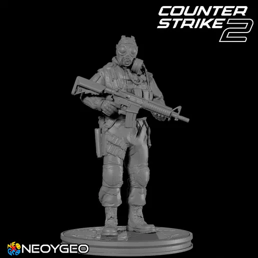 مدل سه‌بعدی D- Squadron Officer از Counter- Strike 2 - 5