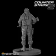مدل سهبعدی D- Squadron Officer از Counter- Strike 2
