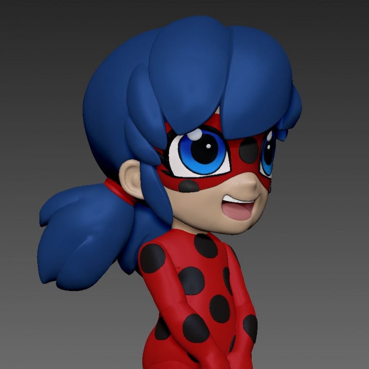 مدل سهبعدی Ladybug از سری Miraculous