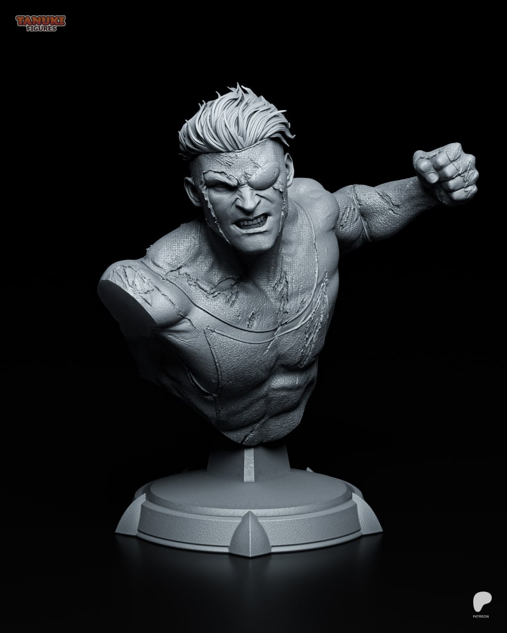 مدل سه‌بعدی Mark Invincible Bust - 2