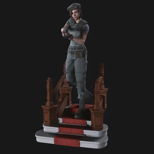 مدل سهبعدی Jill Valentine از Resident Evil
