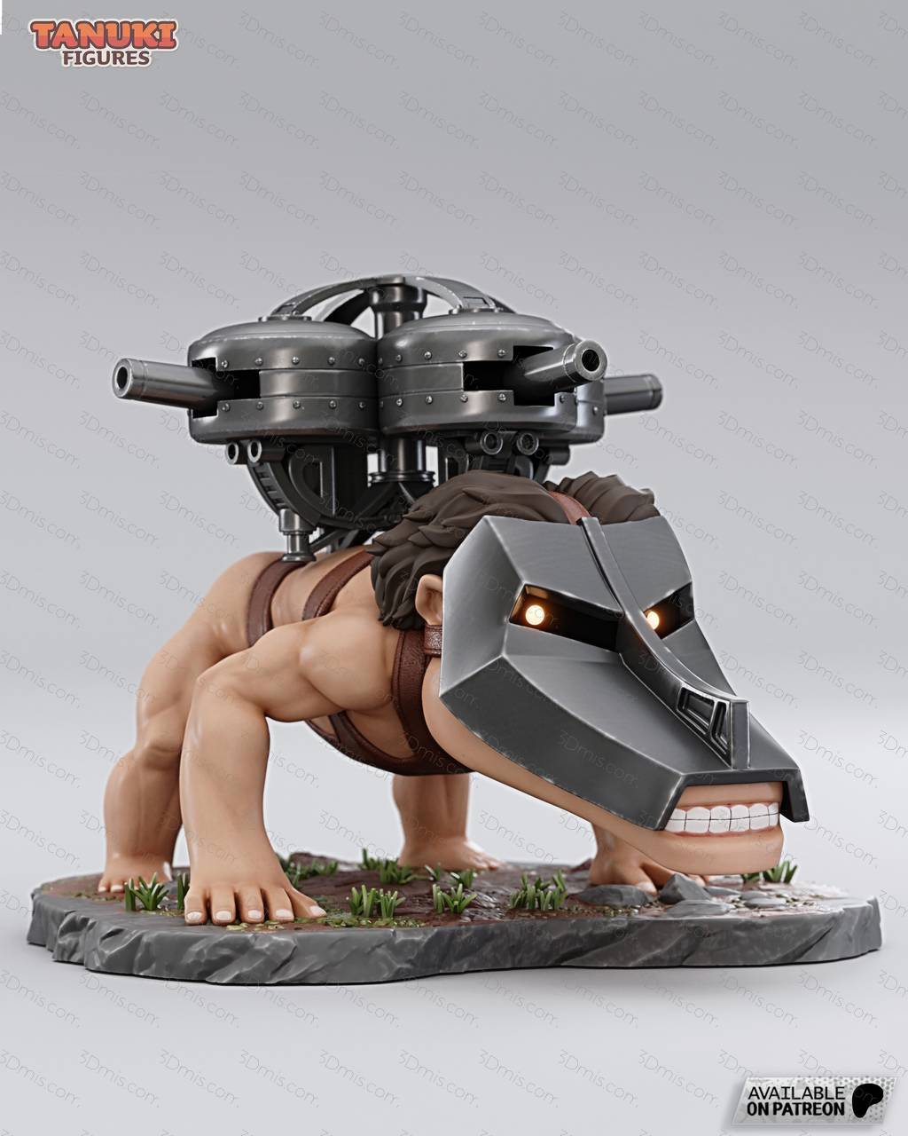 مدل سهبعدی Titan Carguero از Attack on Titan