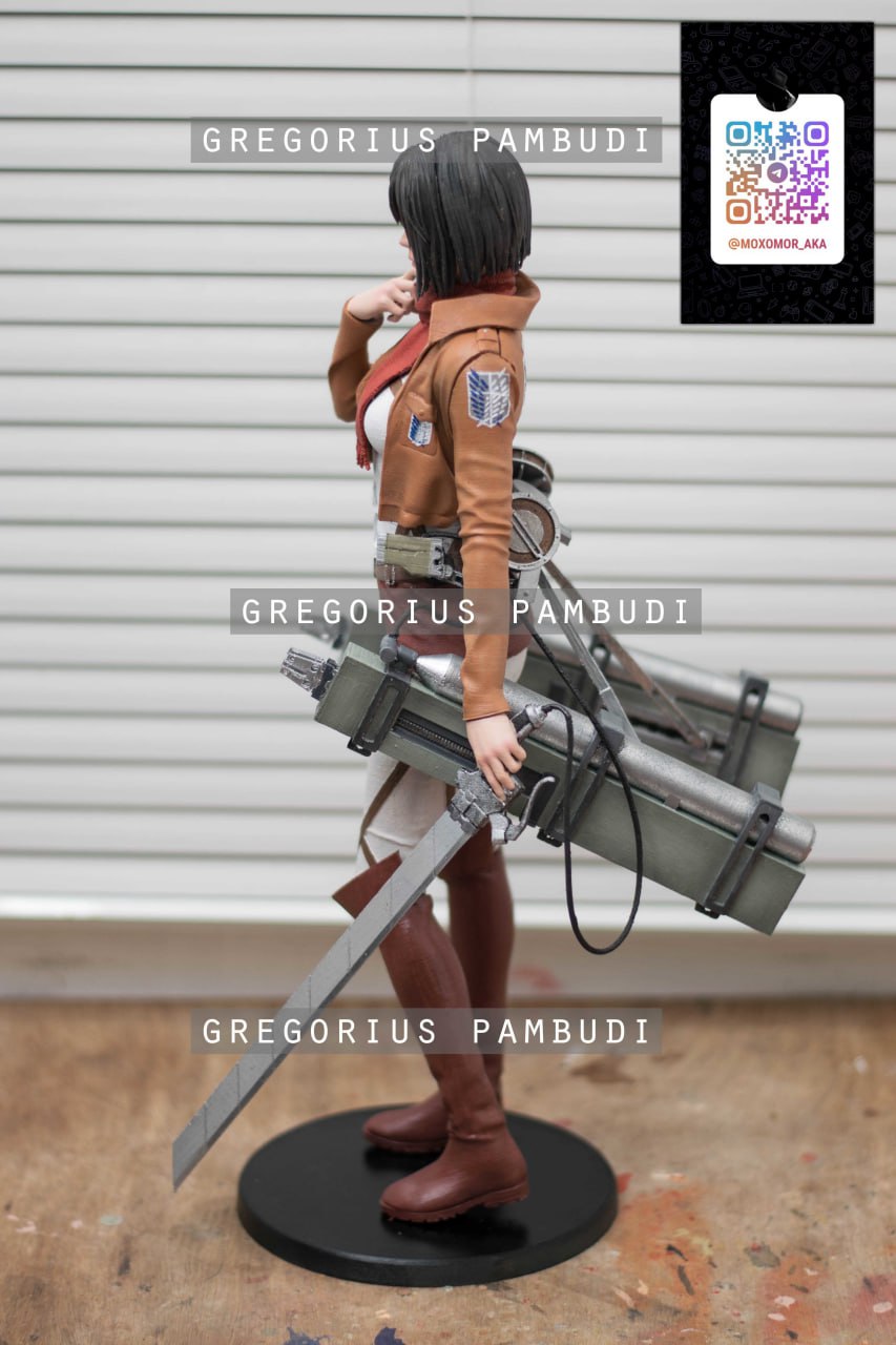 مدل سهبعدی Mikasa از سریال Attack on Titan