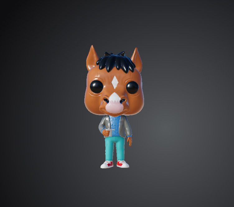 مدل سهبعدی BoJack Horseman سبک Funko Pop