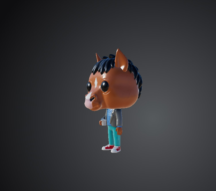 مدل سه‌بعدی BoJack Horseman سبک Funko Pop - 3