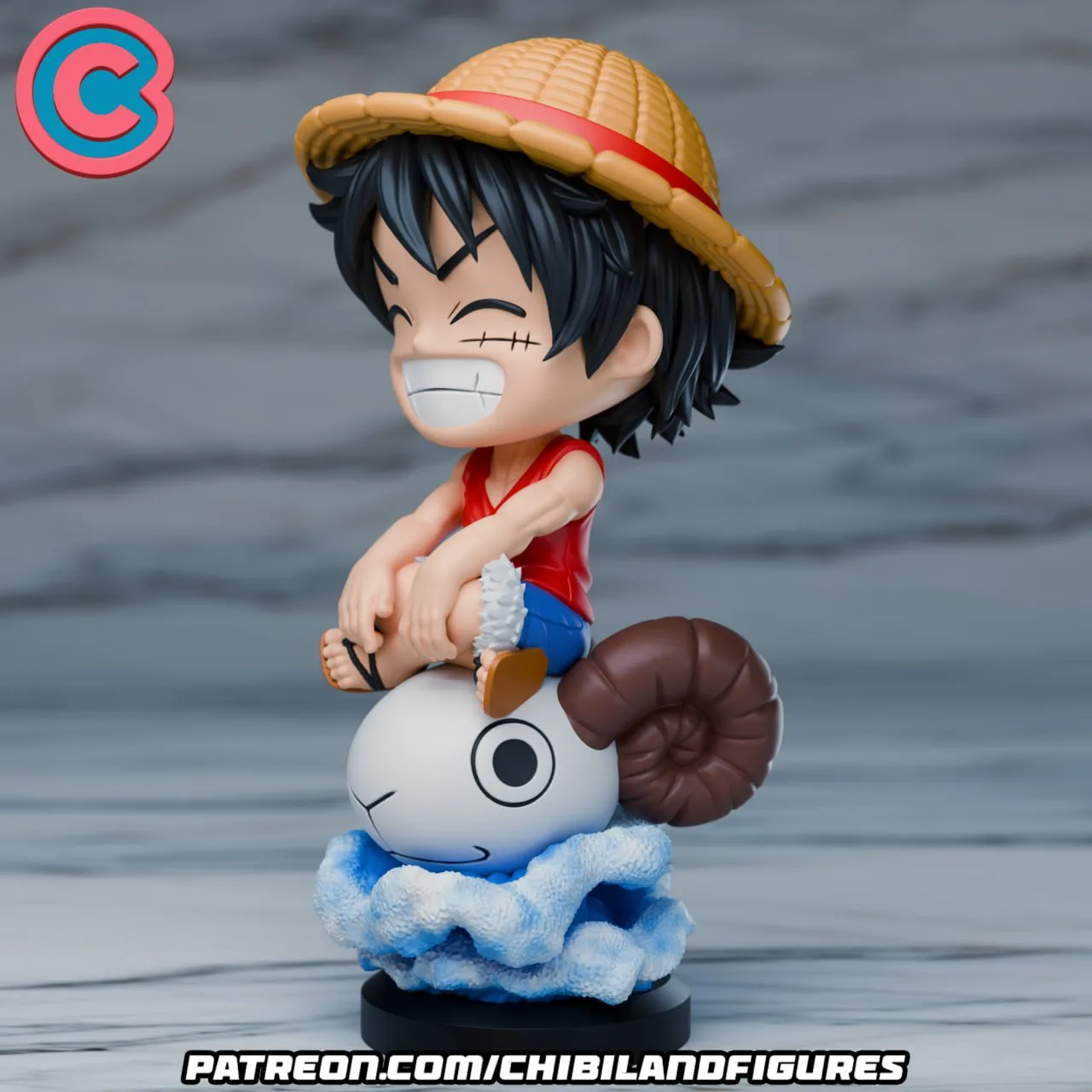 مدل سهبعدی Luffy از انیمه One Piece