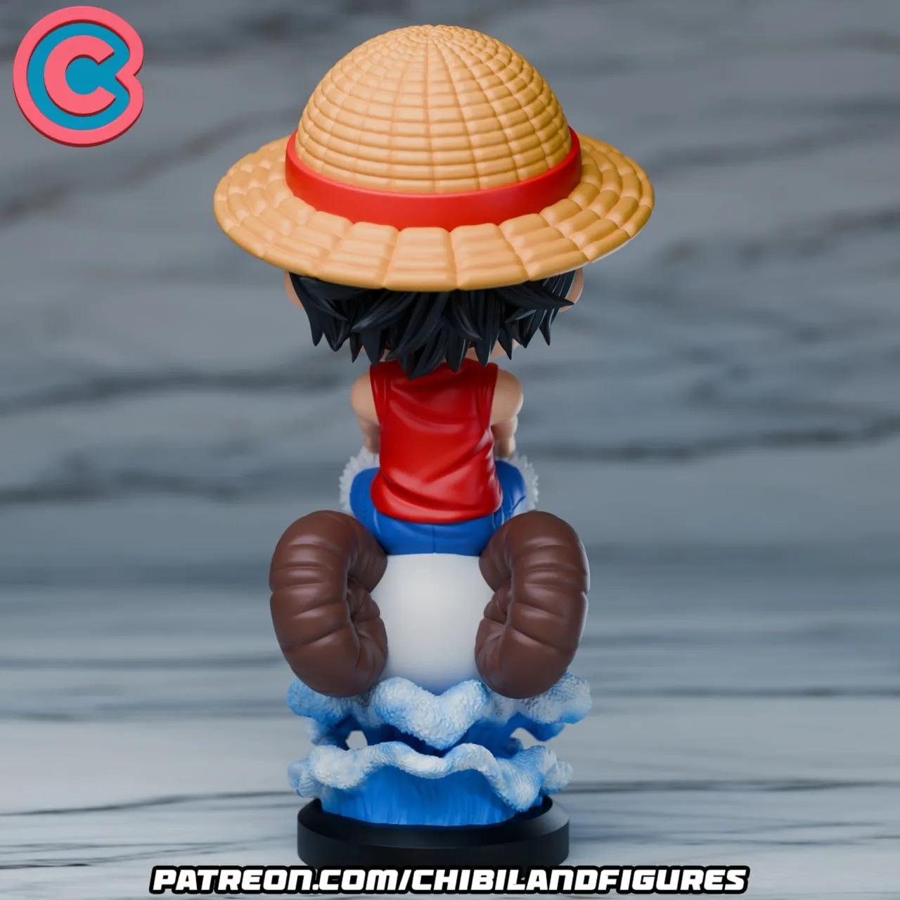 مدل سه‌بعدی Luffy از انیمه One Piece