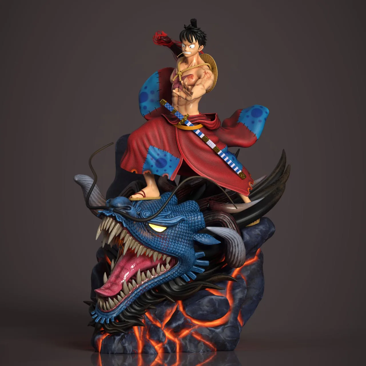 مدل سهبعدی Luffy از انیمه One Piece