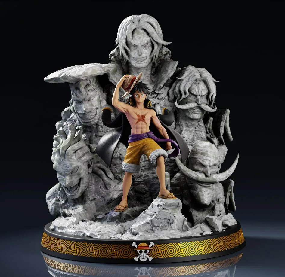 مدل سهبعدی Luffy از انیمه One Piece