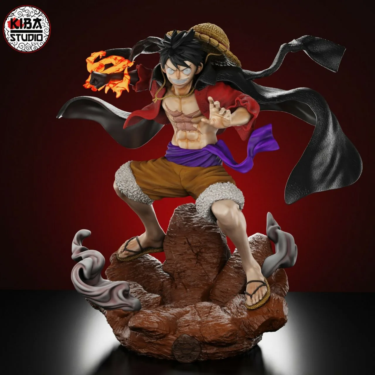 مدل سهبعدی Luffy از انیمه One Piece