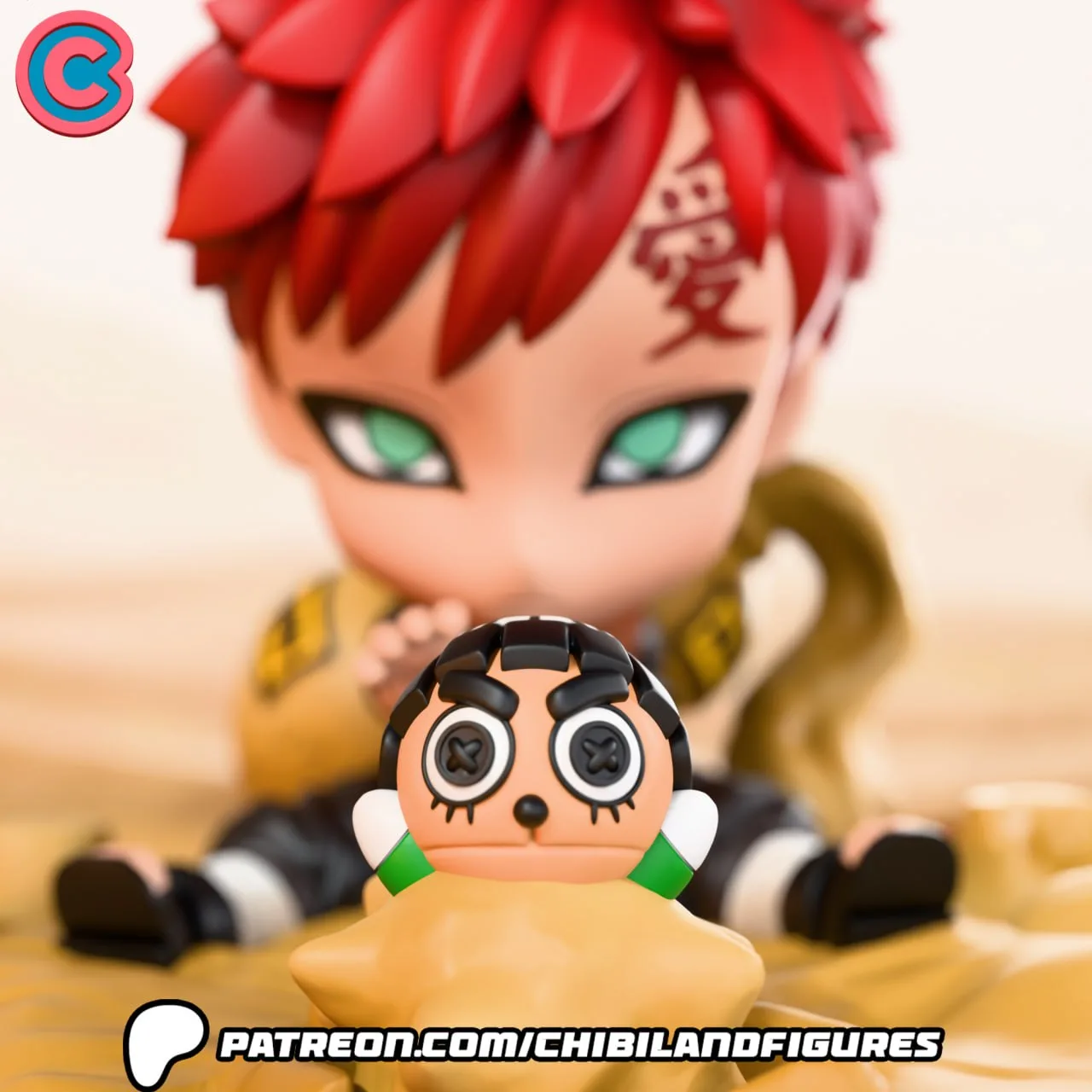 مدل سهبعدی Gaara از انیمه Naruto