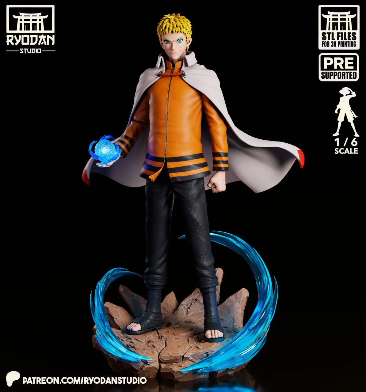 مدل سهبعدی Naruto Uzumaki از انیمه Naruto