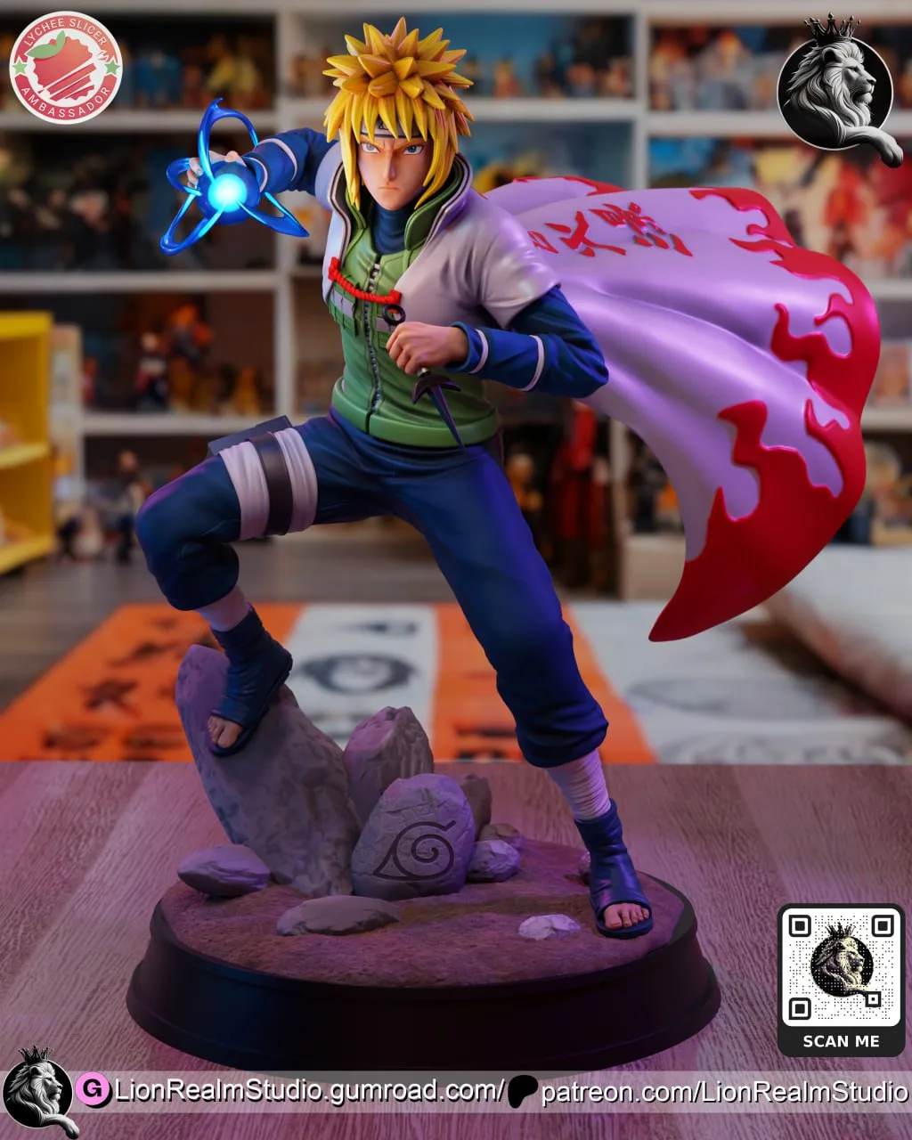 مدل سهبعدی Minato از انیمه Naruto