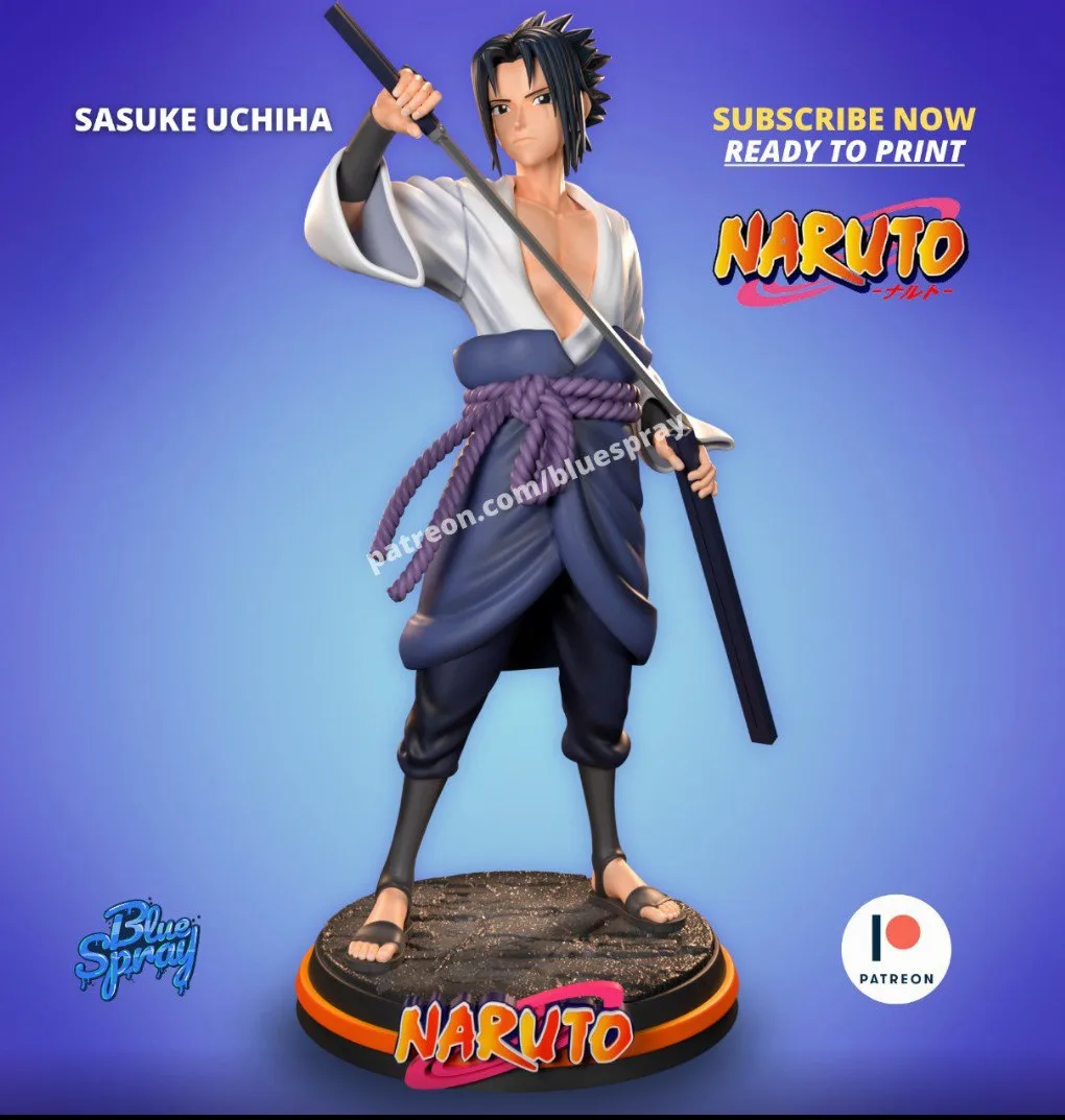 مدل سه‌بعدی Sasuke Uchiha از Naruto